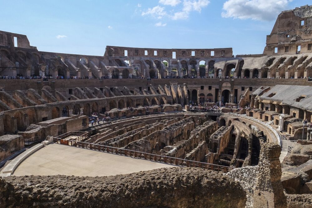 coliseum, ancient rome, gladiators
