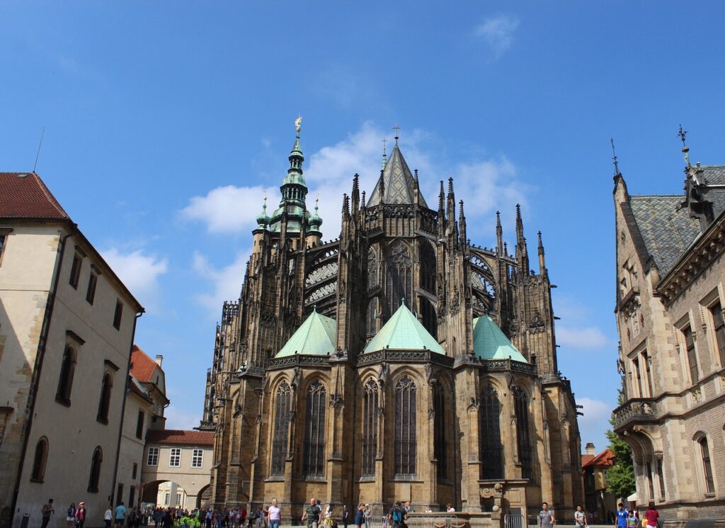prague, st vitus cathedral, czech republic